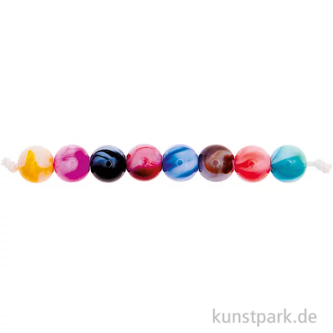 Artikelbild 1 des Artikels “Tie-Dye Beads, Farbmix, 8 mm Durchmesser, 48 Stück “