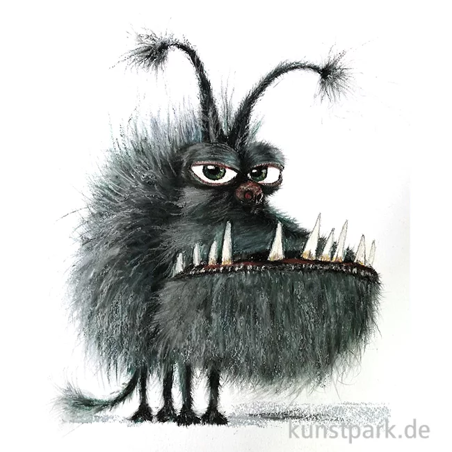 Artikelbild 1 des Artikels “Malkurs - Tiere & Wesen - Hund mit Zähnen - 24.10.26 “