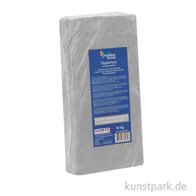 Artikelbild 1 des Artikels “Töpferton unschamottiert, 10 kg Weiß“