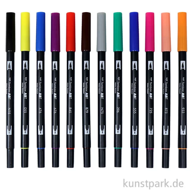 Artikelbild 1 des Artikels “Tombow Dual Brush Pen - Set 12 Grundfarben “