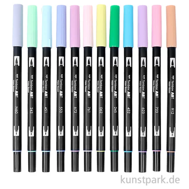 Artikelbild 1 des Artikels “Tombow Dual Brush Pen - Set 12 Pastellfarben “
