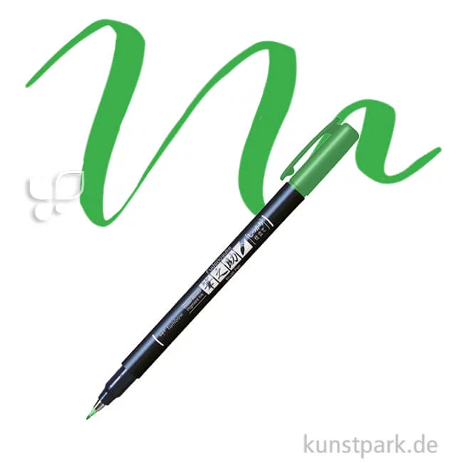 Artikelbild 1 des Artikels “Tombow Fudenosuke Brush Pen - Hart Einzelstift | Grün“