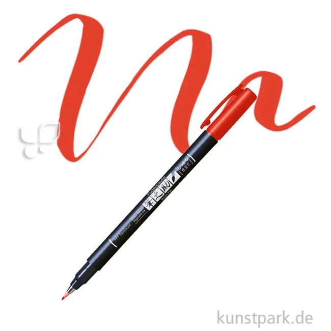 Artikelbild 1 des Artikels “Tombow Fudenosuke Brush Pen - Hart Einzelstift | Rot“