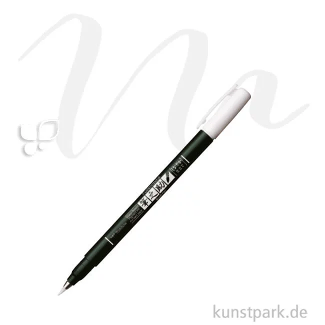 Artikelbild 1 des Artikels “Tombow Fudenosuke Brush Pen - Pastell Stift | White“