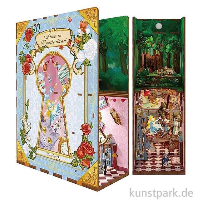 Artikelbild 1 des Artikels “TONECHEER Book Nook - Alice in Wonderland “