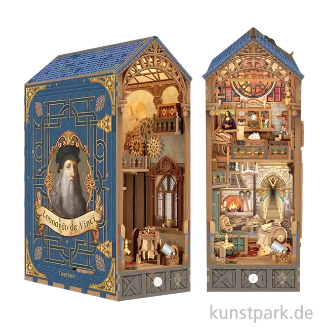 Artikelbild 1 des Artikels “TONECHEER Book Nook - Leonardo da Vinci “