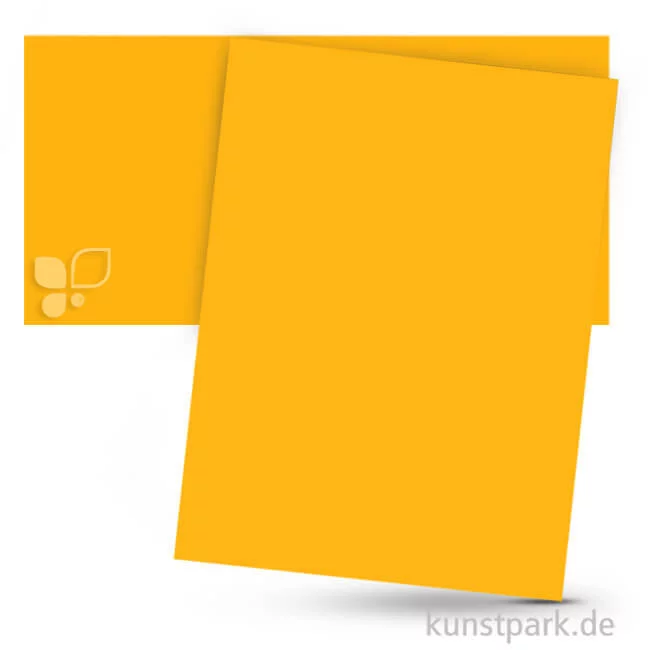 Artikelbild 1 des Artikels “Tonpapier DIN A4, 100 Blatt, 130g Farbe | Dunkelgelb“