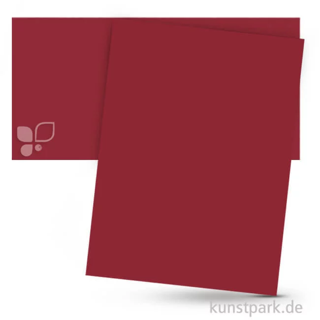 Artikelbild 1 des Artikels “Fotokarton DIN A4, 50 Blatt, 300g Farbe | Dunkelrot“