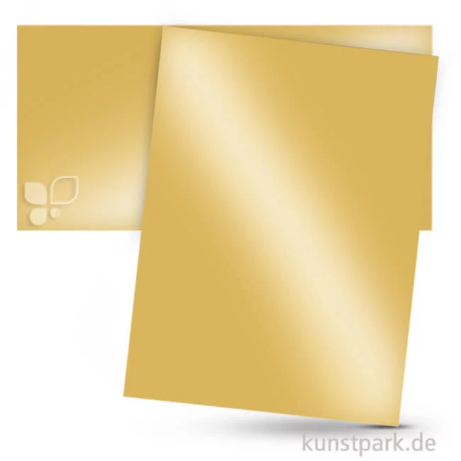 Artikelbild 1 des Artikels “Fotokarton 50x70 cm, 10 Bogen, 300g Farbe | Gold“