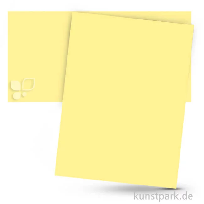 Artikelbild 1 des Artikels “Fotokarton 50x70 cm, 10 Bogen, 300g Farbe | Zitronengelb“