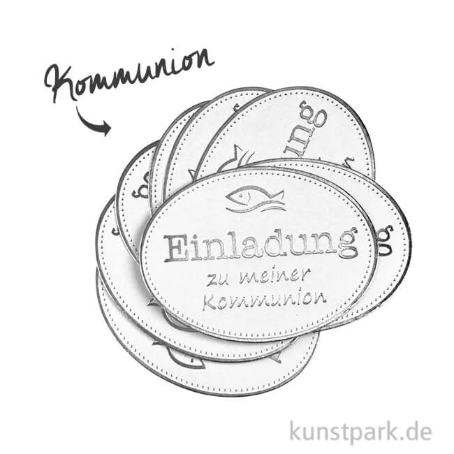 Artikelbild 1 des Artikels “Topper aus Karton Silber - Kommunion “
