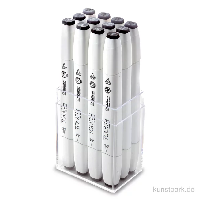 Artikelbild 1 des Artikels “TOUCH BRUSH Marker Set 12er - Cool Greys “