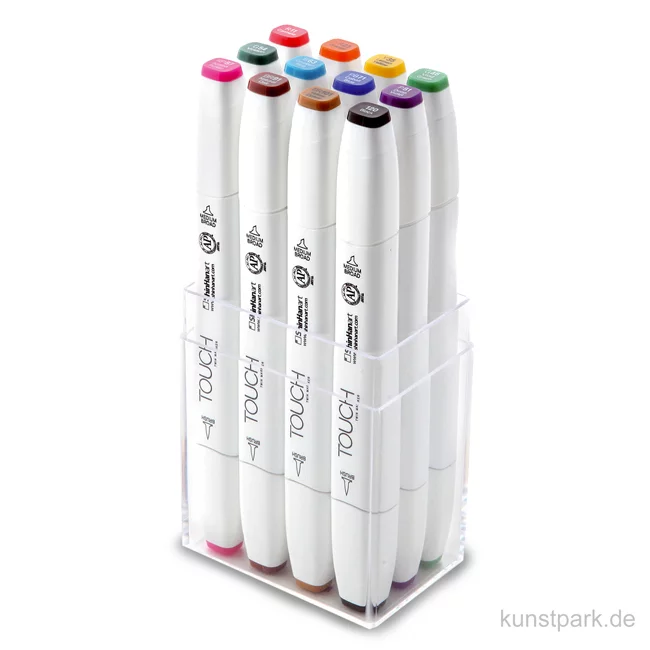 Artikelbild 1 des Artikels “TOUCH BRUSH Marker Set 12er - Main Colors “
