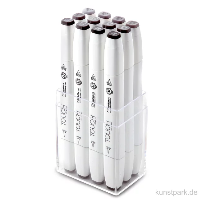 Artikelbild 1 des Artikels “TOUCH BRUSH Marker Set 12er - Warm Greys “