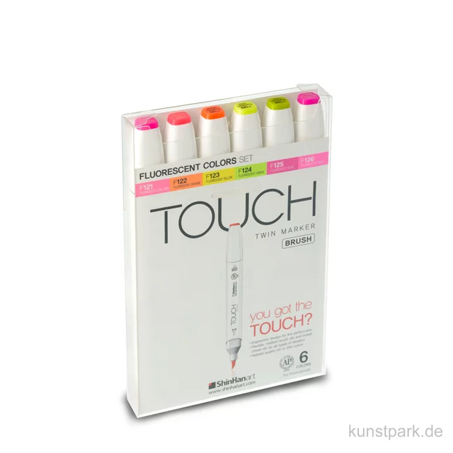 Artikelbild 1 des Artikels “TOUCH BRUSH Marker Set 6er - Flourescent “