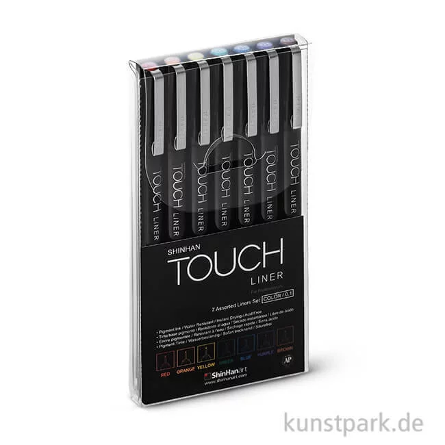 Artikelbild 1 des Artikels “TOUCH Liner Color Set mit 7 verschiedenen Farben “