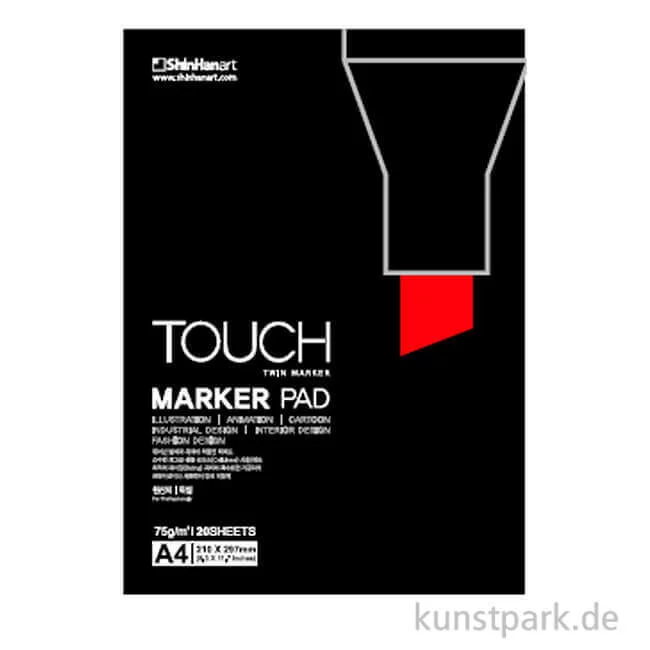Artikelbild 1 des Artikels “TOUCH Marker Pad, DIN A4, 20 Blatt, 75 g/m² “