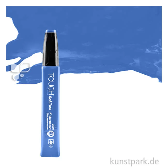 Artikelbild 1 des Artikels “TOUCH Refill Ink, 20 ml Einzelfarbe | PB74 - Brilliant Blue“