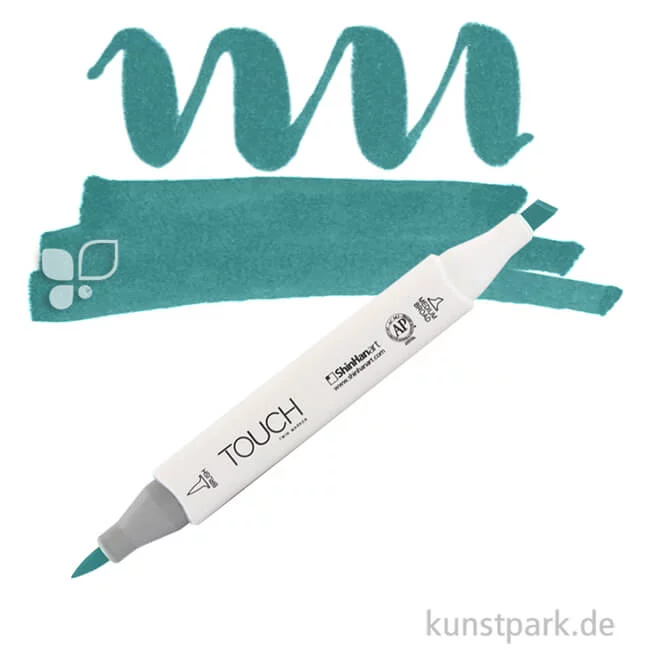 Artikelbild 1 des Artikels “TOUCH Twin Brush Marker Einzelfarbe | BG50 - Forest Green“