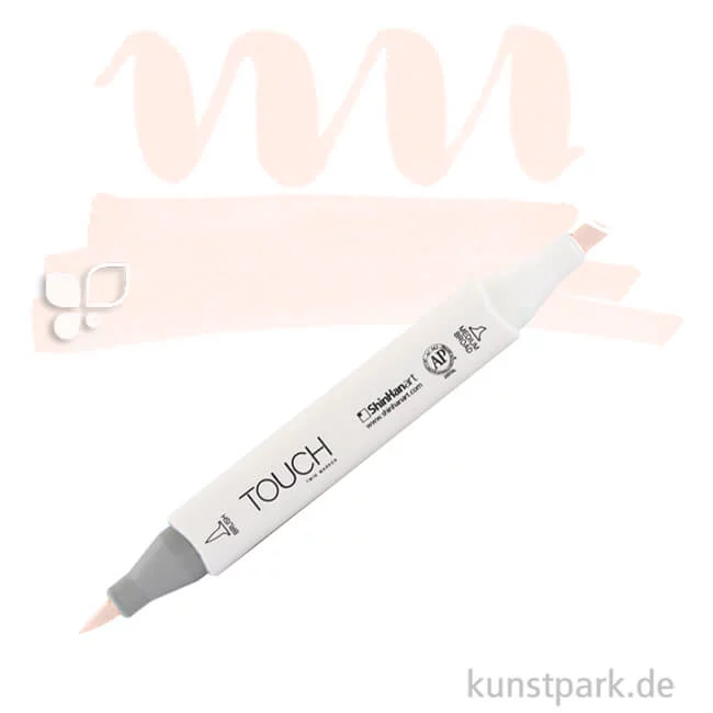 Artikelbild 1 des Artikels “TOUCH Twin Brush Marker Einzelfarbe | R131 - Skin White“