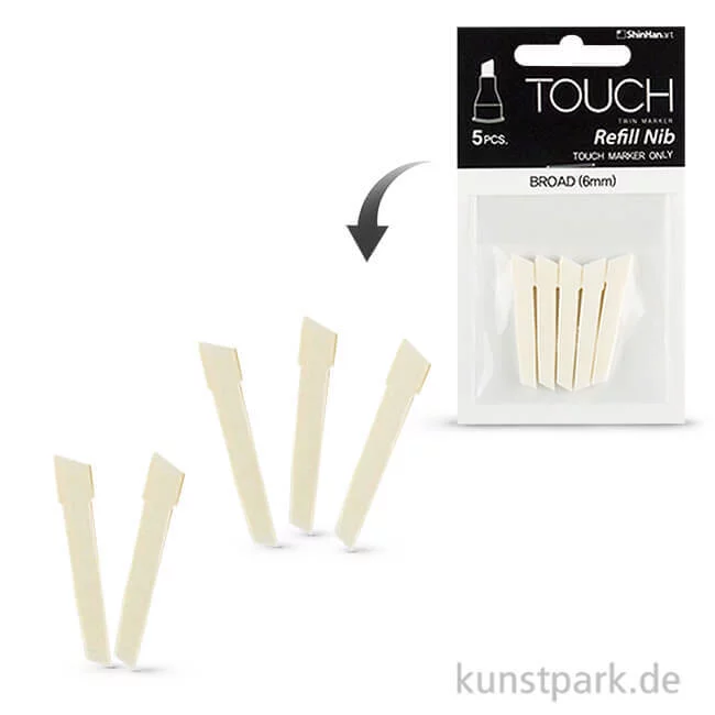 Artikelbild 1 des Artikels “TOUCH Twin Marker Spitzen broad 5 Stück “