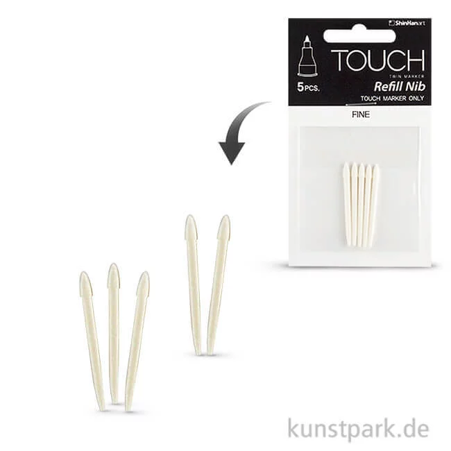 Artikelbild 1 des Artikels “TOUCH Twin Marker Spitzen fine 5 Stück “