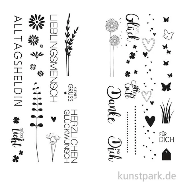 Artikelbild 1 des Artikels “Transferfolie Glückslicht, verschiedene Designs, 2 Bogen “