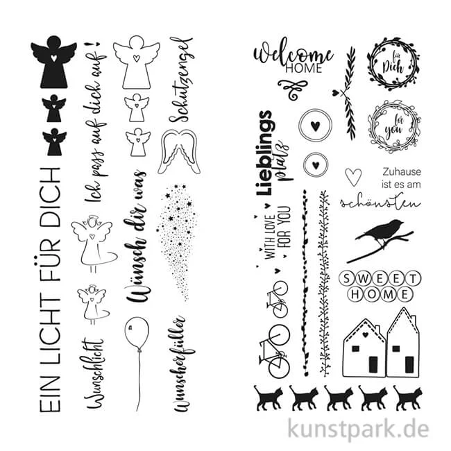 Artikelbild 1 des Artikels “Transferfolie Home + Schutzengel, verschiedene Designs, 2 Bogen “
