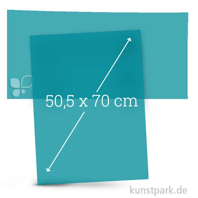 Artikelbild 1 des Artikels “Transparentpapier 50,5x70 cm, 1 Rolle, 115g Farbe | Pazifik“
