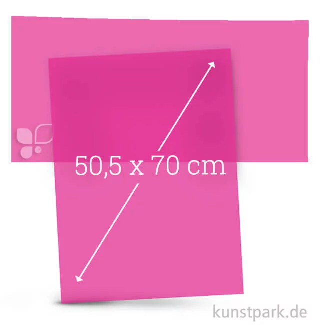 Artikelbild 1 des Artikels “Transparentpapier 50,5x70 cm, 1 Rolle, 115g Farbe | Pink“