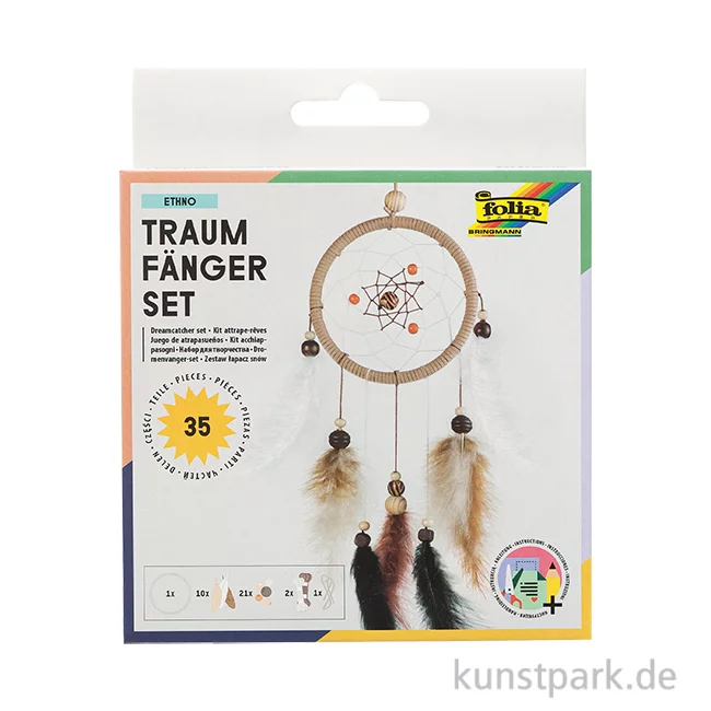 Artikelbild 1 des Artikels “Traumfänger Bastelset - Ethno, 35 Teile “