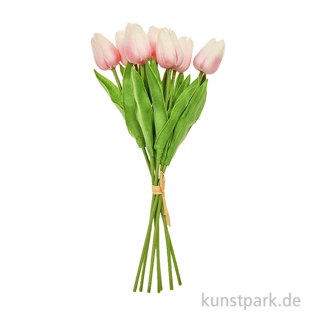 Artikelbild 1 des Artikels “Tulpenstrauß aus Kunststoff, 7er Set, 33,5 cm, Rosa “