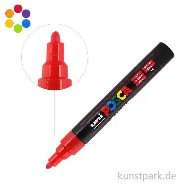 Artikelbild 1 des Artikels “POSCA Marker PC-5M - medium 1,8-2,5 mm “
