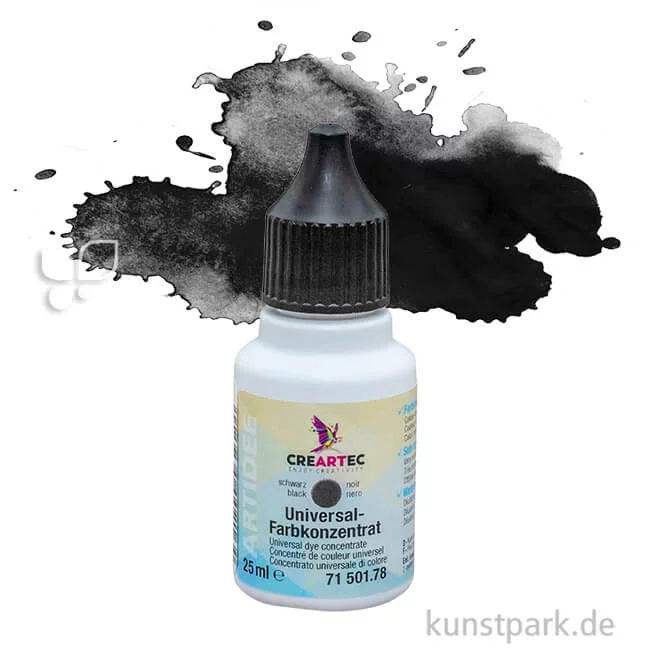 Artikelbild 1 des Artikels “Universal Farbkonzentrat, 25 ml Farbe | Schwarz“