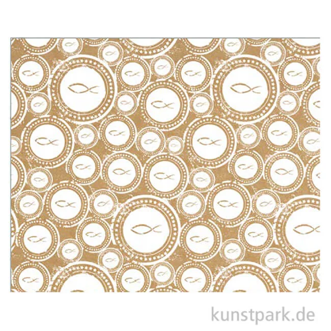 Artikelbild 1 des Artikels “Designkarton Young Spirit - Christliche Fische, DIN A4, 5 Blatt “