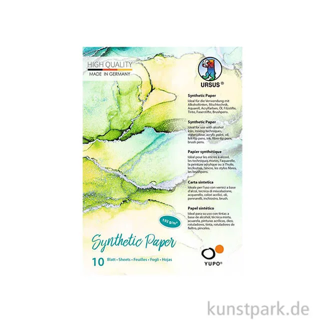 Artikelbild 1 des Artikels “Synthetisches Papier Yupo, Weiß, 10 Blatt DIN A6“