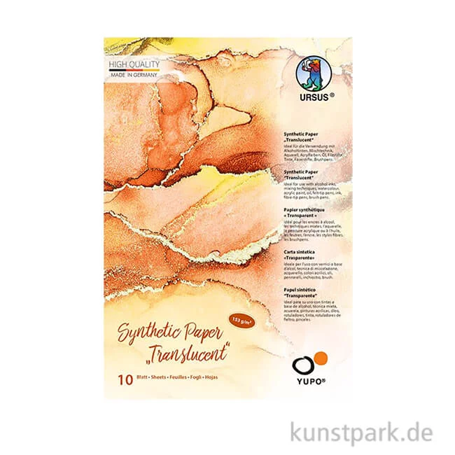 Artikelbild 1 des Artikels “Synthetisches Papier Yupo, Translucent, 10 Blatt DIN A4“
