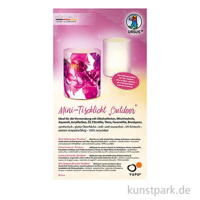 Artikelbild 1 des Artikels “Yupo-Papier Mini-Tischlichter für Alkoholtinten, 5 Blatt “