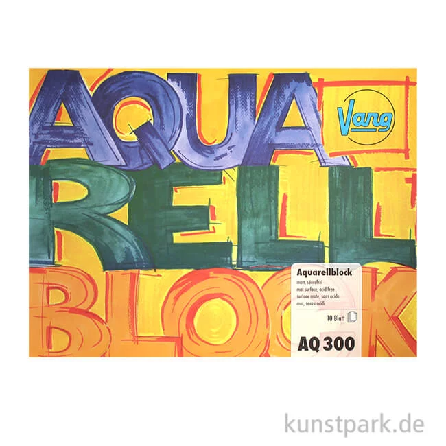 Artikelbild 1 des Artikels “Vang Aquarellblock, 10 Blatt, 300g rau “