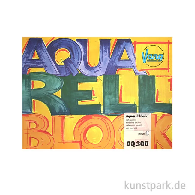 Artikelbild 1 des Artikels “Vang Aquarellblock, 10 Blatt, 300g rau 12 x 16 cm“