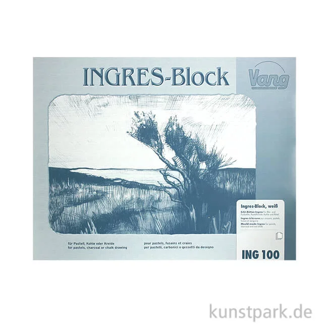Artikelbild 1 des Artikels “Vang INGRES Pastellblock Weiß, 20 Blatt, 100g 24 x 31 cm“