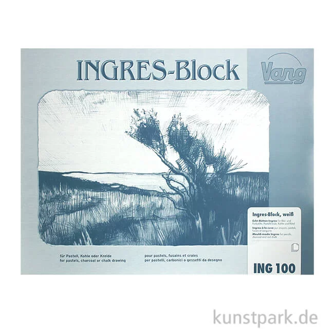 Artikelbild 1 des Artikels “Vang INGRES Pastellblock Weiß, 20 Blatt, 100g “