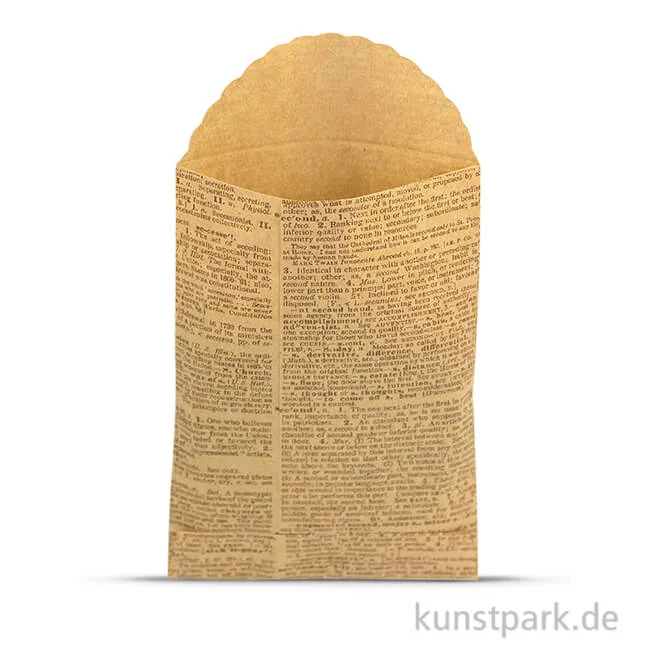 Artikelbild 1 des Artikels “Vintage Tüten - Book aus Kraftpapier, 7 x 10,2 cm, 6 Stück “