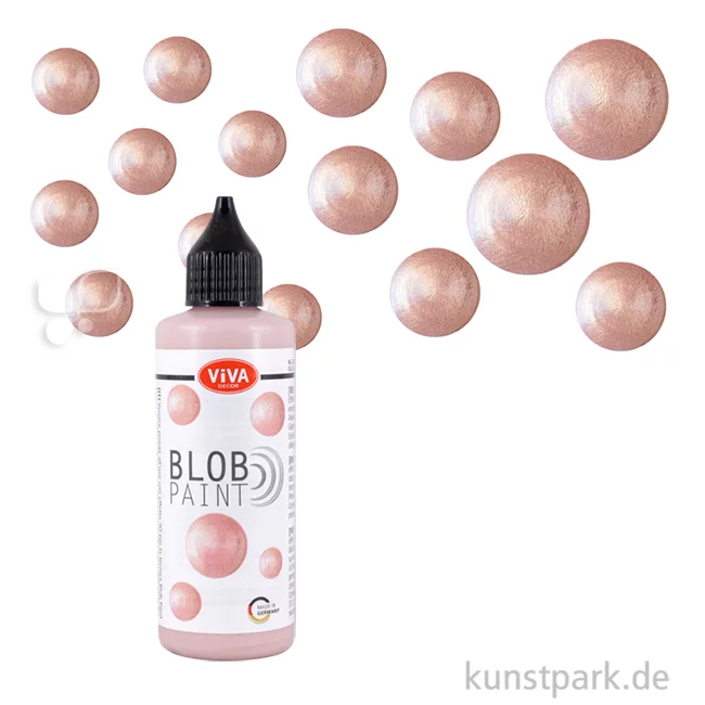 Artikelbild 1 des Artikels “Viva Decor Blob Paint Metallic & Glitter 90 ml | Rosegold Metallic“