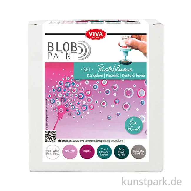 Artikelbild 1 des Artikels “Viva Decor Blob Paint Set - Pusteblume, 6 x 90 ml “