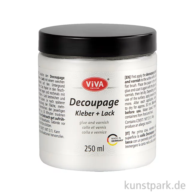 Artikelbild 1 des Artikels “Viva Decor Decoupage Kleber & Lack 250 ml - transparent “