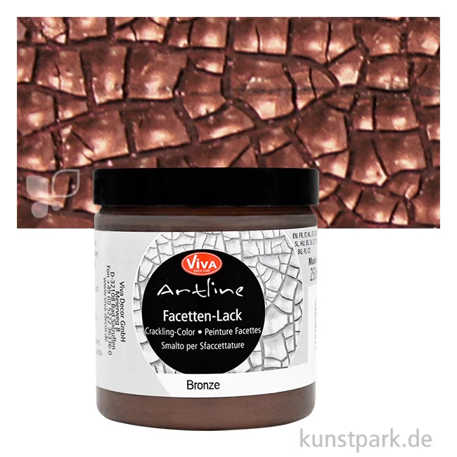 Artikelbild 1 des Artikels “Viva Decor Facettenlack 250 ml Einzelfarbe | Bronze“
