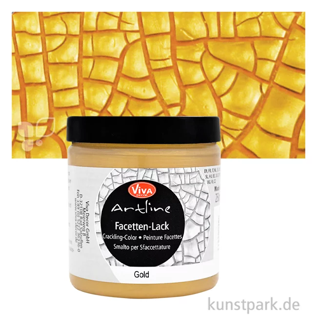 Artikelbild 1 des Artikels “Viva Decor Facettenlack 250 ml Einzelfarbe | Gold“
