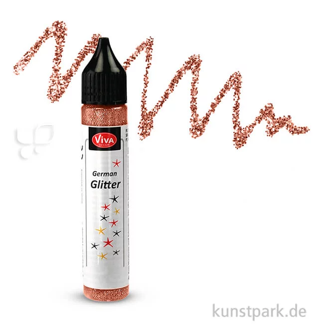 Artikelbild 1 des Artikels “Viva Decor German-Glitter 28 ml Kupfer“