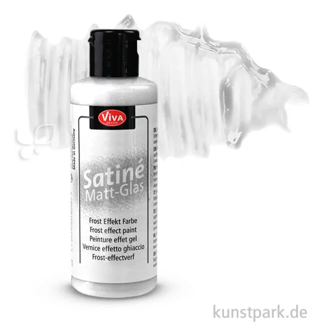 Artikelbild 1 des Artikels “Viva Decor Matt-Glas, Frost Effekt Farbe, 82 ml Weiß“